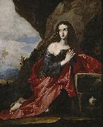Jose de Ribera Die Bubende Hl. Maria Magdalena als Thais, Fragment oil on canvas